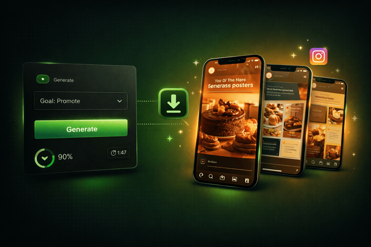 Generate & Share Content Instantly