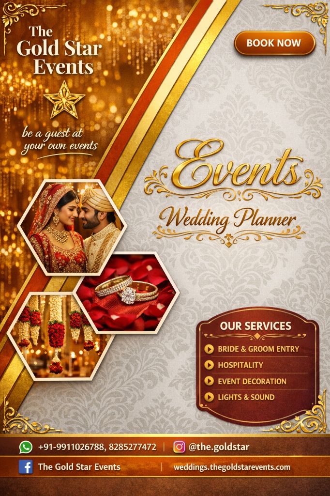 Professional event planner Instagram post created with AI design automation