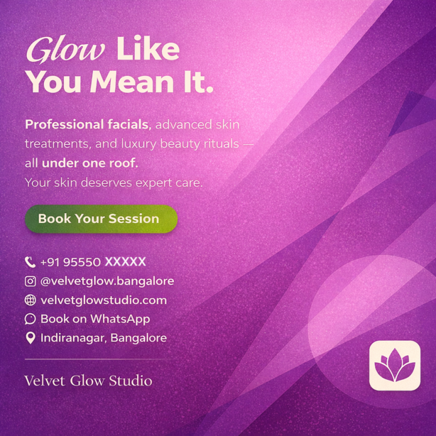 Your luxury beauty rituals starts here. Book your Session today!